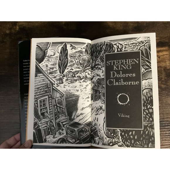 Stephen King Dolores Claiborne Hardcover 1st Edition First Printing 1993 - Picture 3 of 4